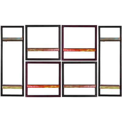 Wandregal-Set, 6-teilig