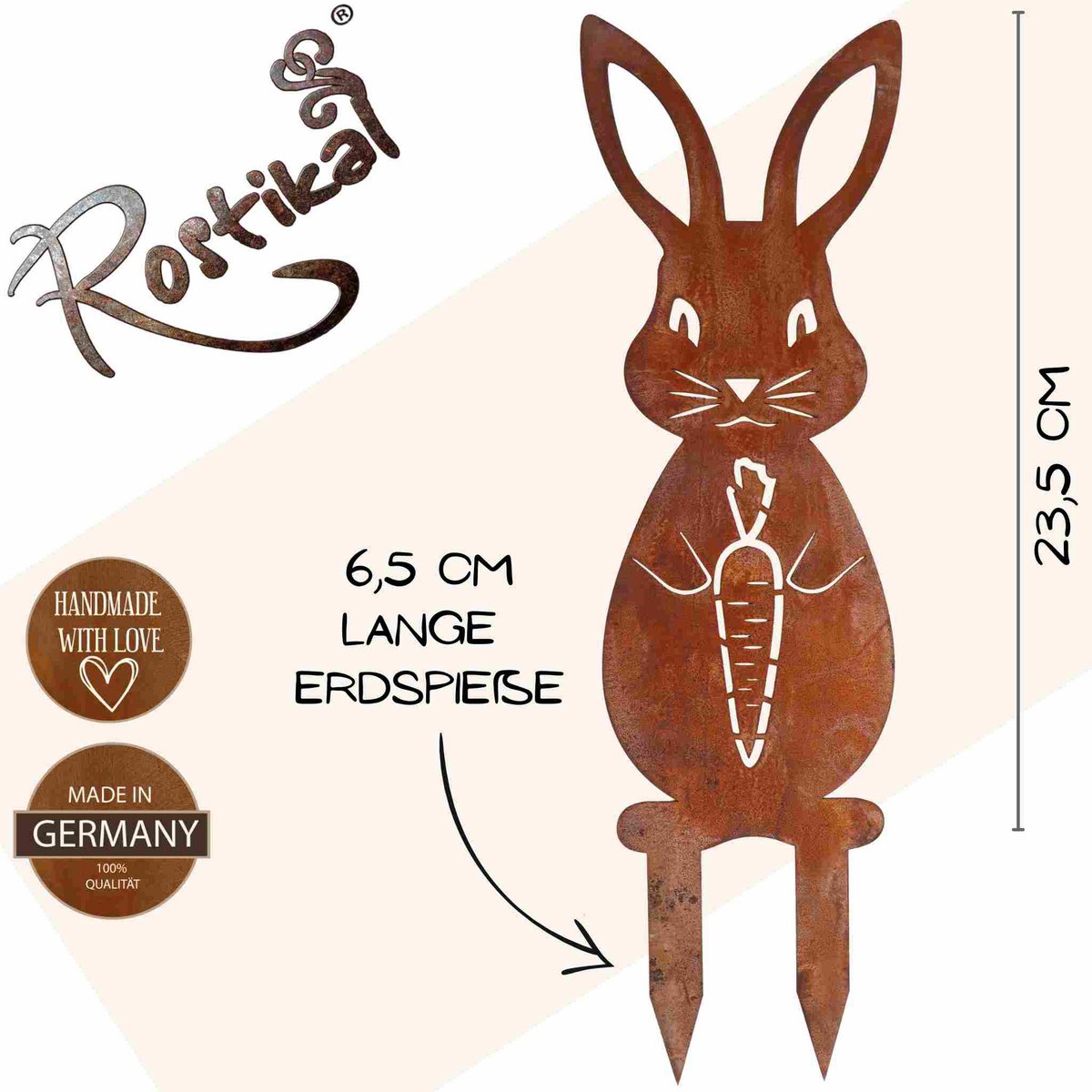 Karla Karotte – Garten Deko Kaninchen