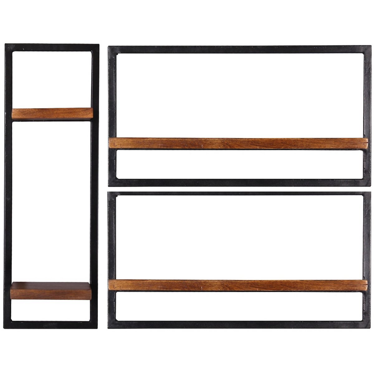 Wandregal-Set, 3-teilig