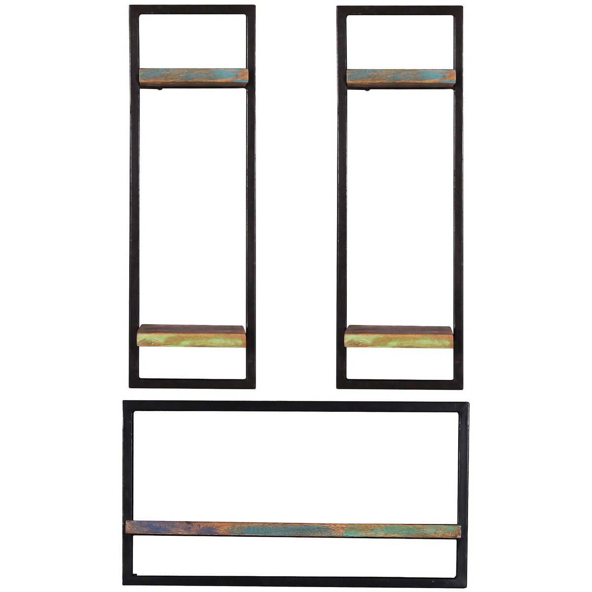 Wandregal-Set, 3-teilig
