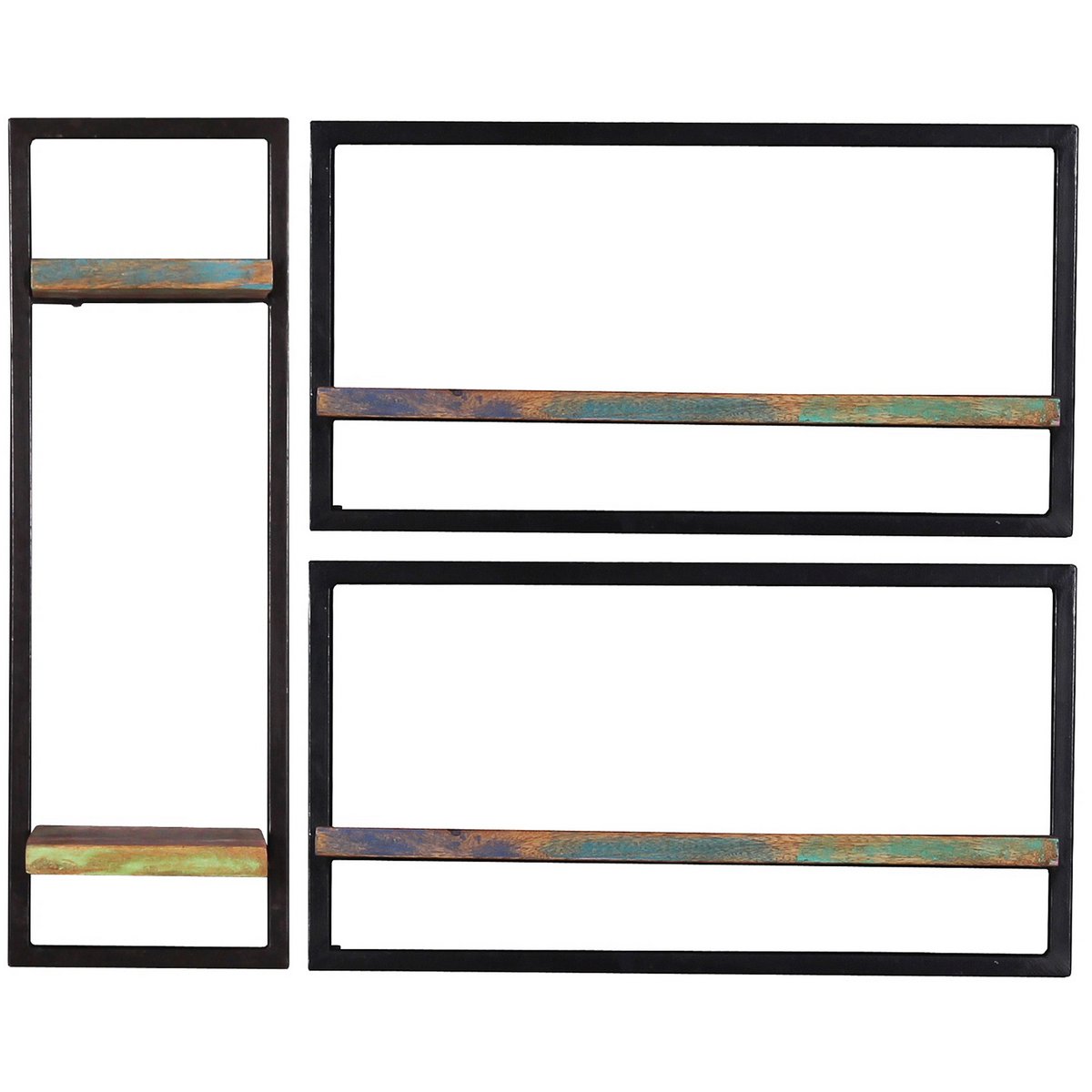 Wandregal-Set, 3-teilig