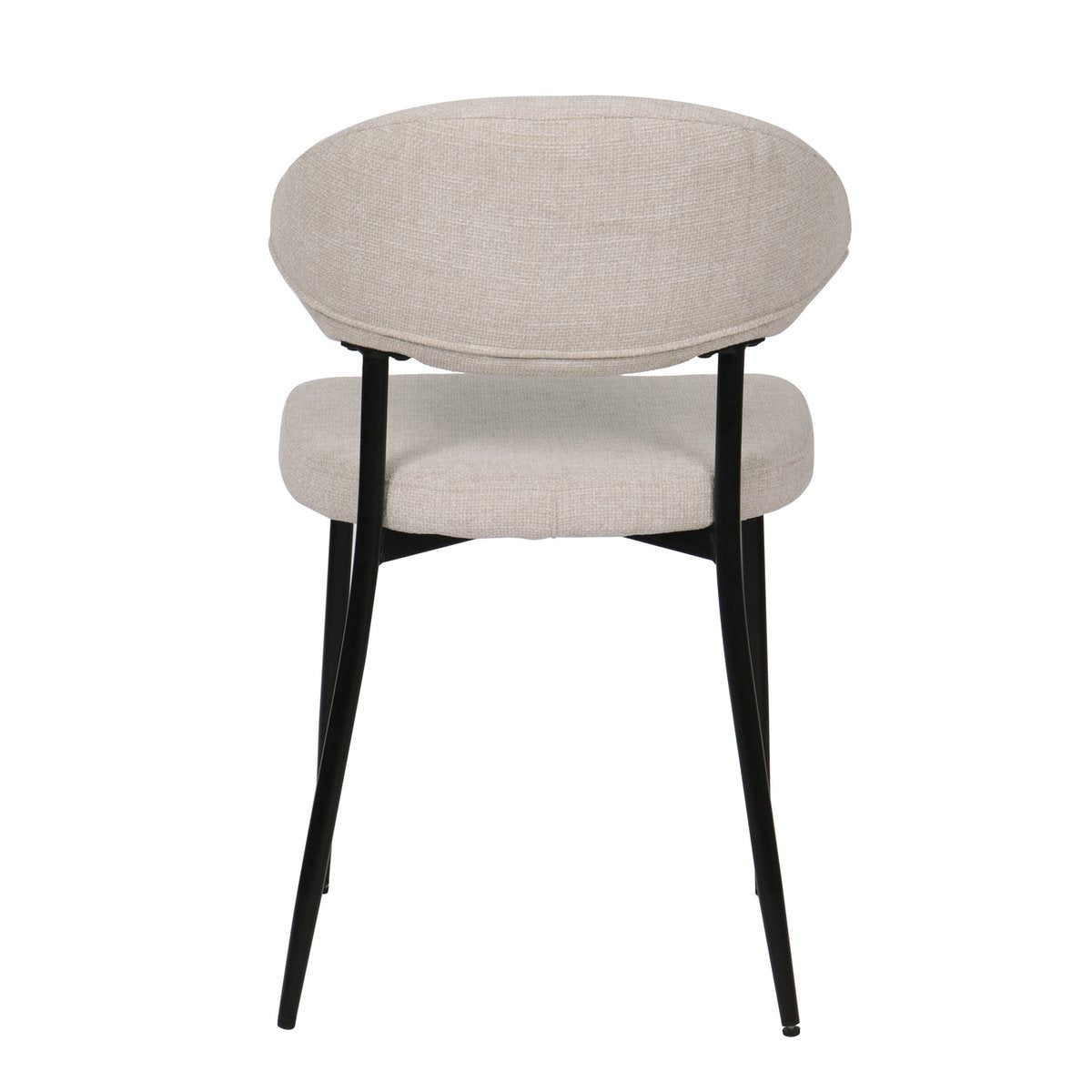 Stuhl 2er Set mit Strukturstoff