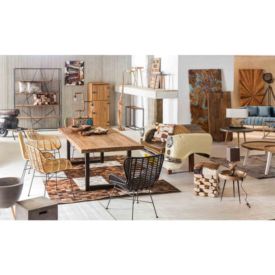 Tisch 200x100 cm, recyceltes Teak natur