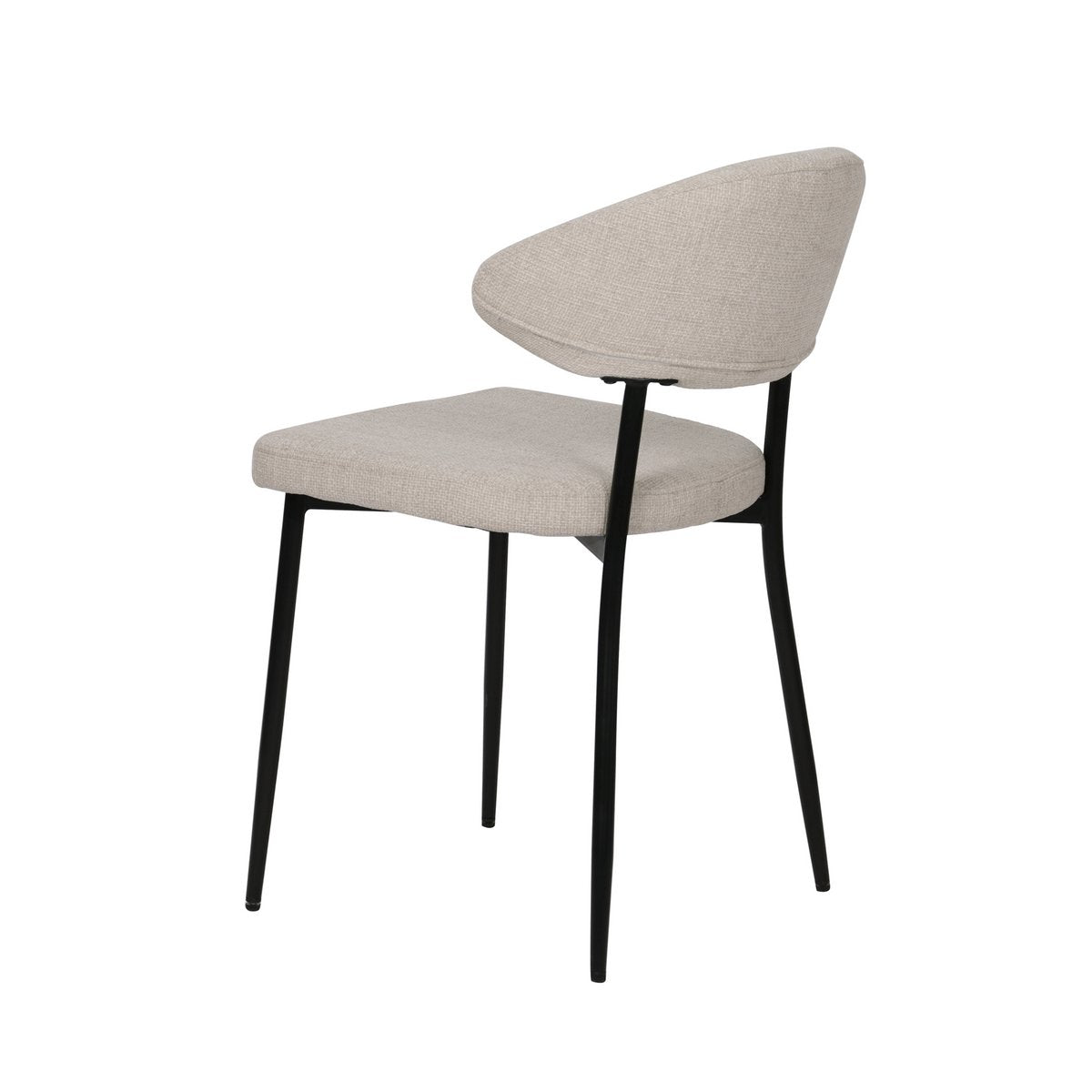 Stuhl 2er Set mit Strukturstoff