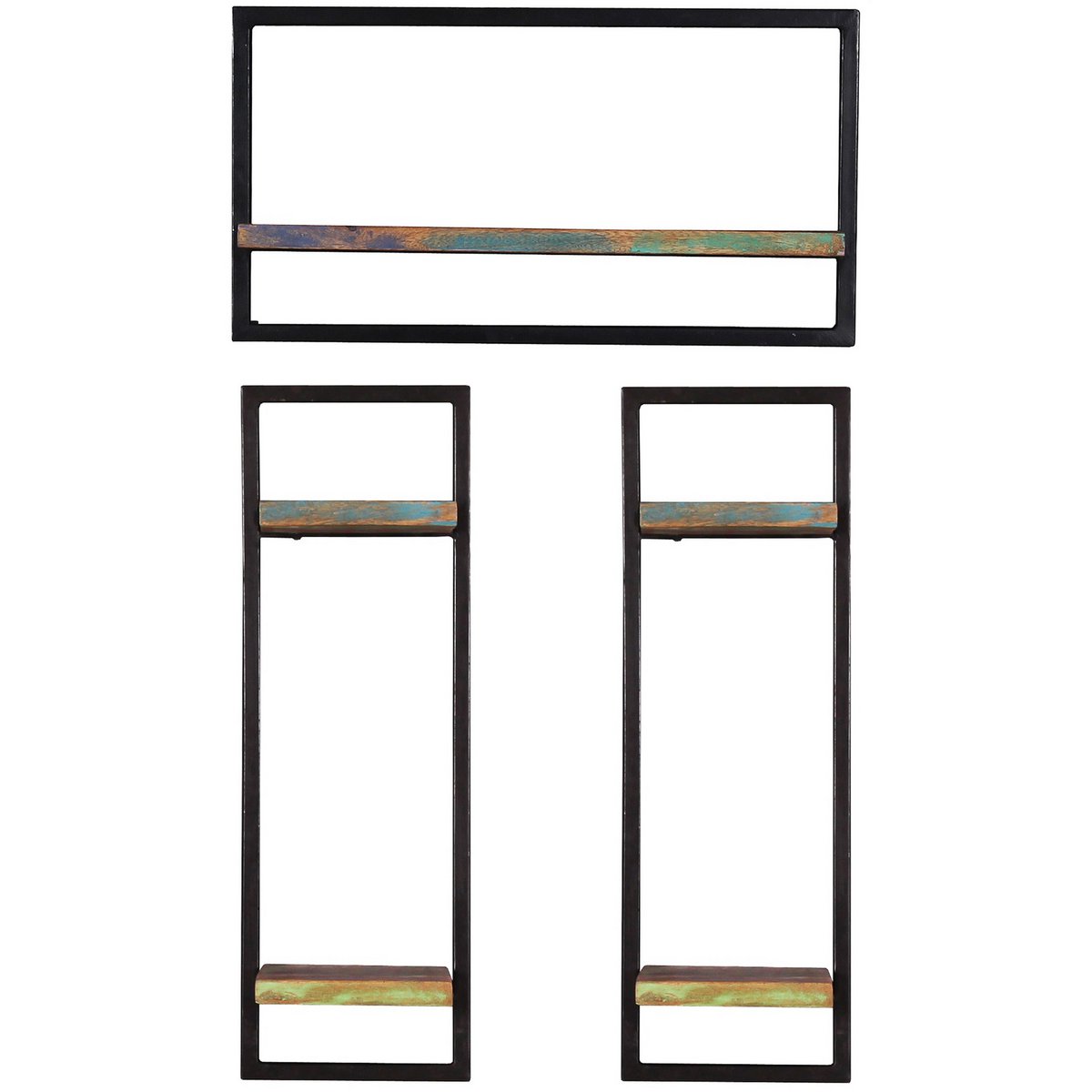 Wandregal-Set, 3-teilig