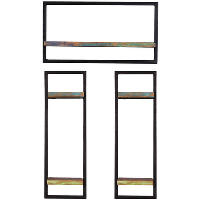 Wandregal-Set, 3-teilig