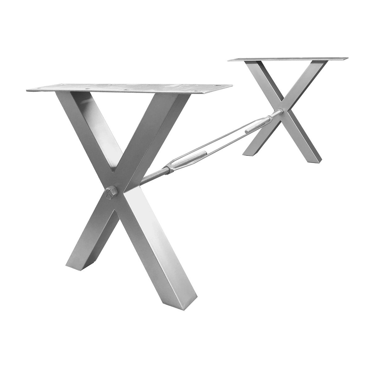 Tischgestell antiksilber