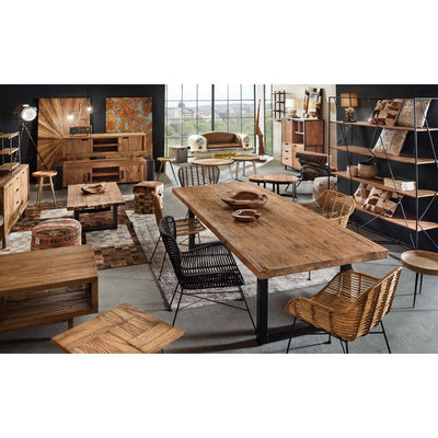 Tisch 180x100 cm, recyceltes Teak natur