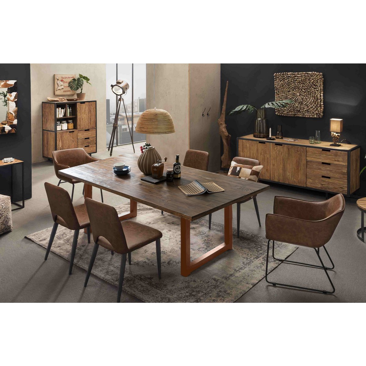 Tischgestell antikbraun