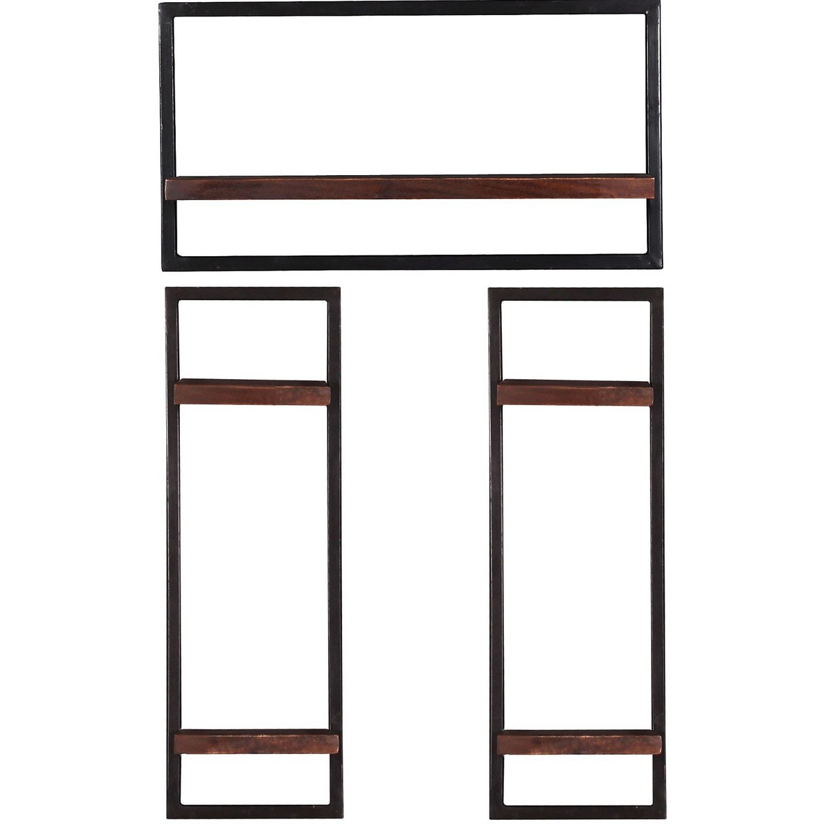 Wandregal-Set, 3-teilig