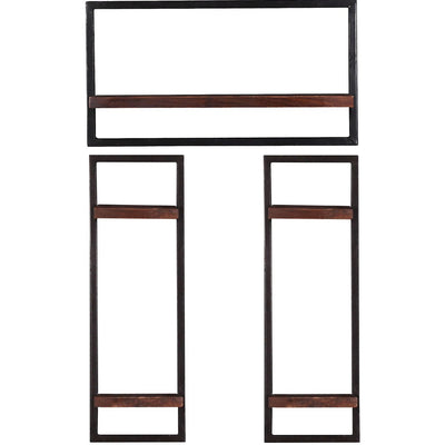 Wandregal-Set, 3-teilig