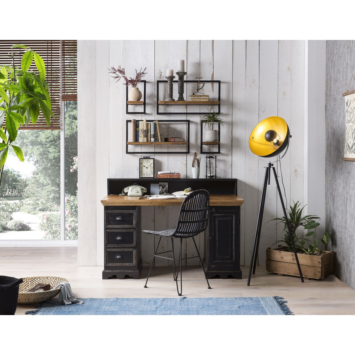 Wandregal-Set, 4-teilig