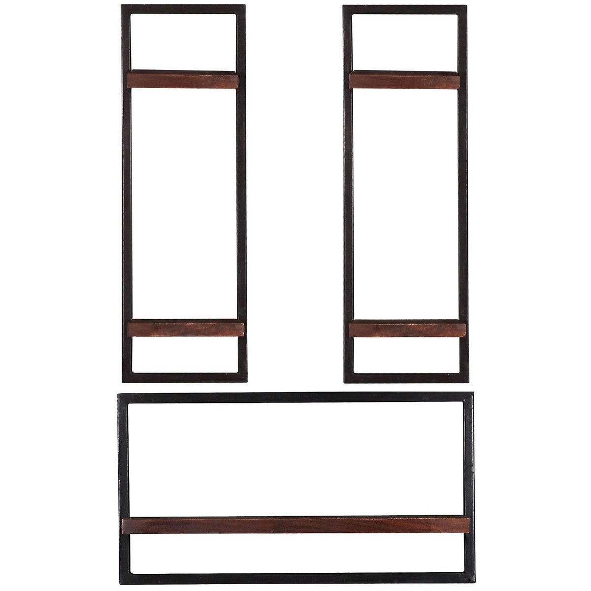 Wandregal-Set, 3-teilig