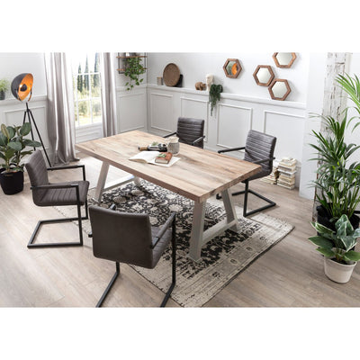 Tischgestell antiksilber