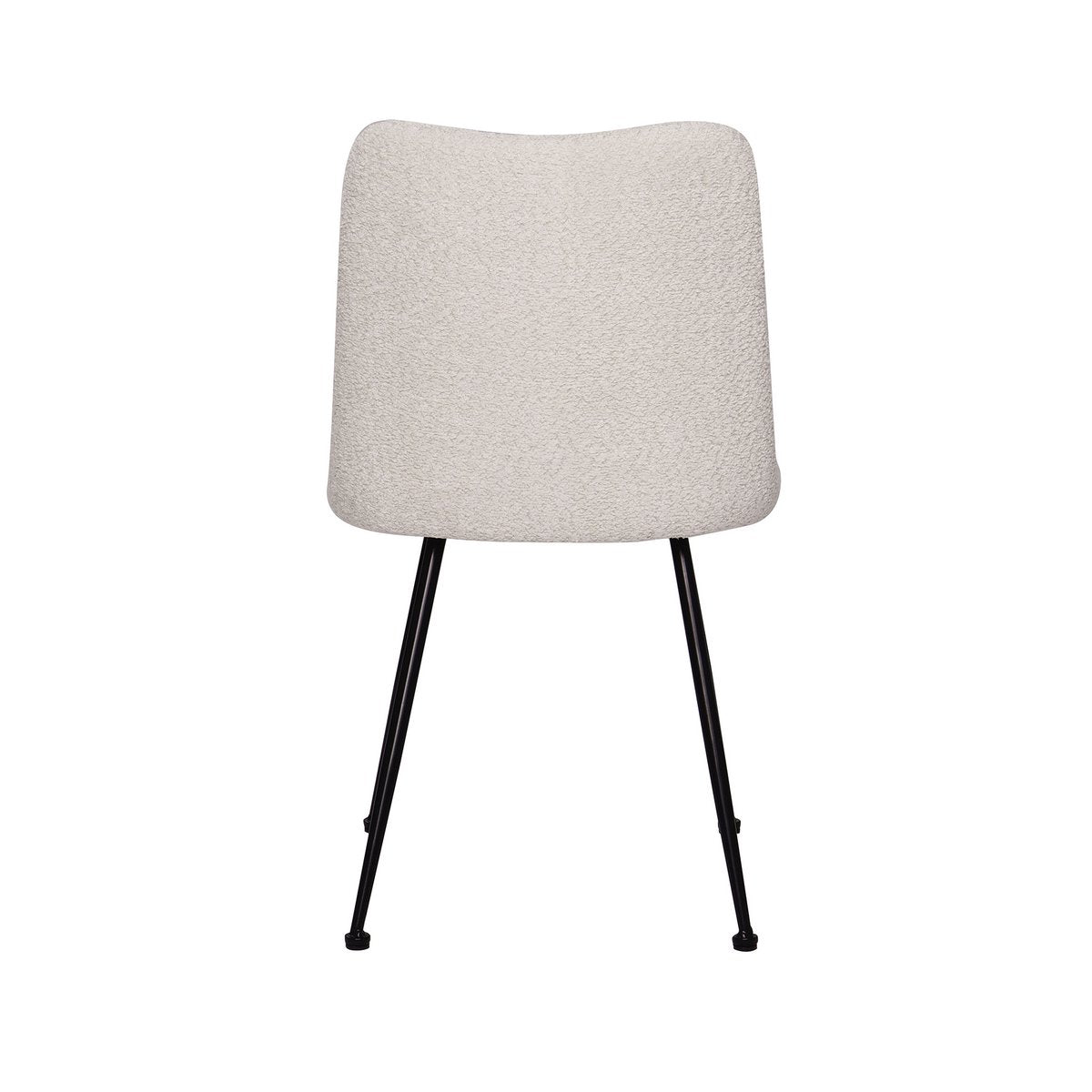 Stuhl 2er Set mit Bouclé-Bezug