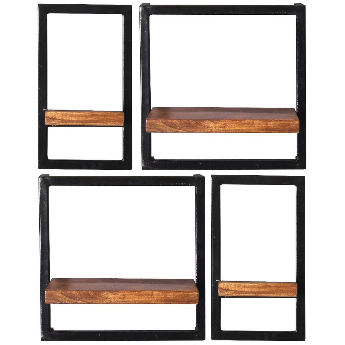 Wandregal-Set, 4-teilig