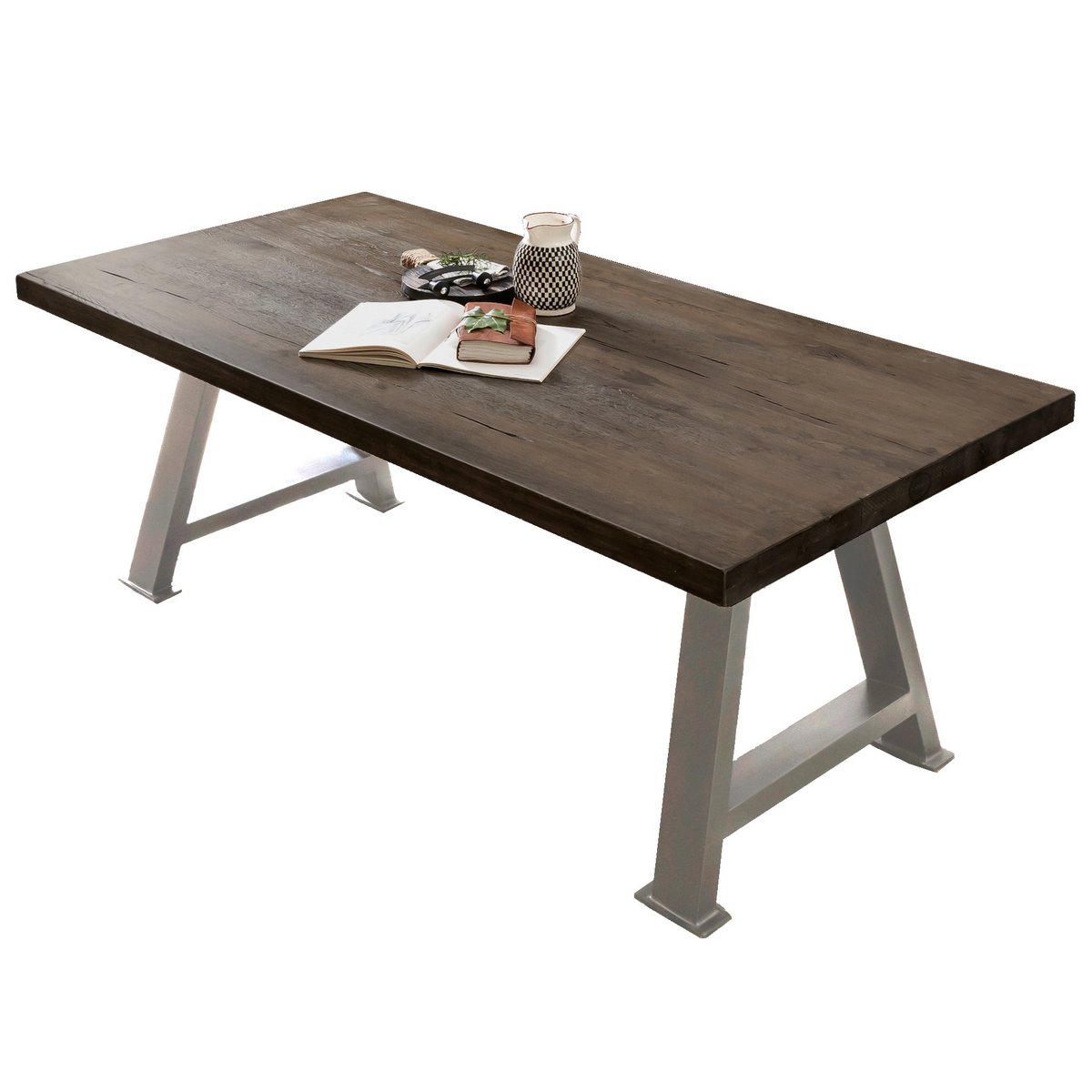 Tischgestell antiksilber