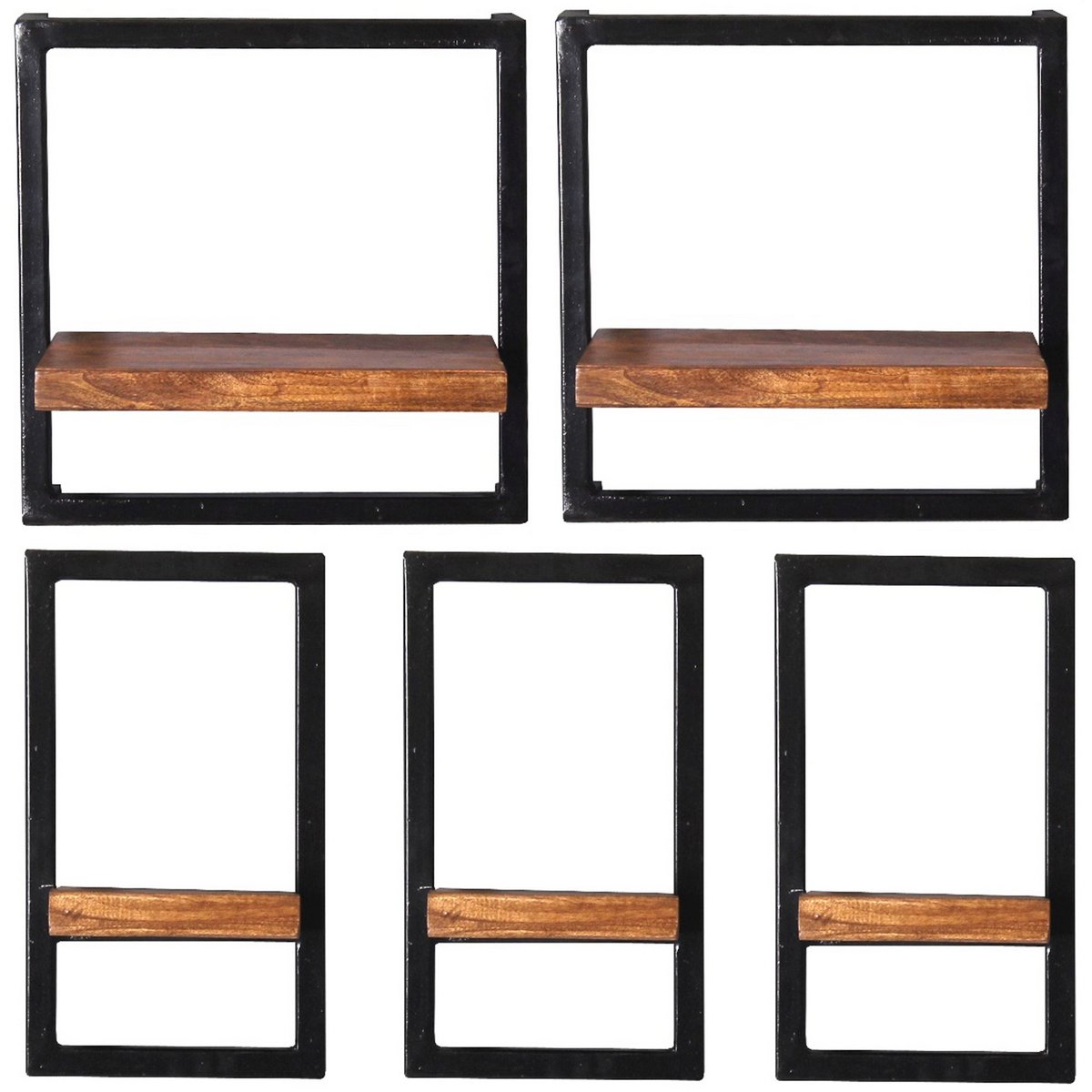 Wandregal-Set, 5-teilig