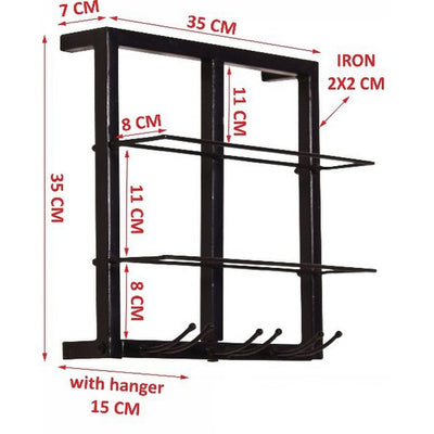 Wandregal-Set, 2-teilig