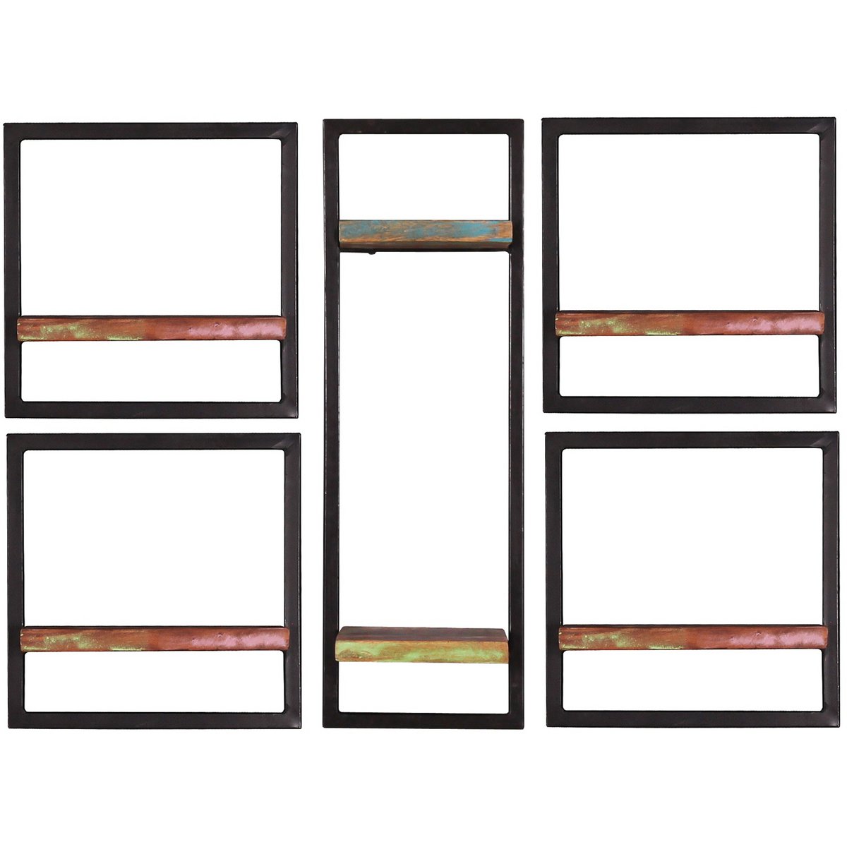 Wandregal-Set, 5-teilig