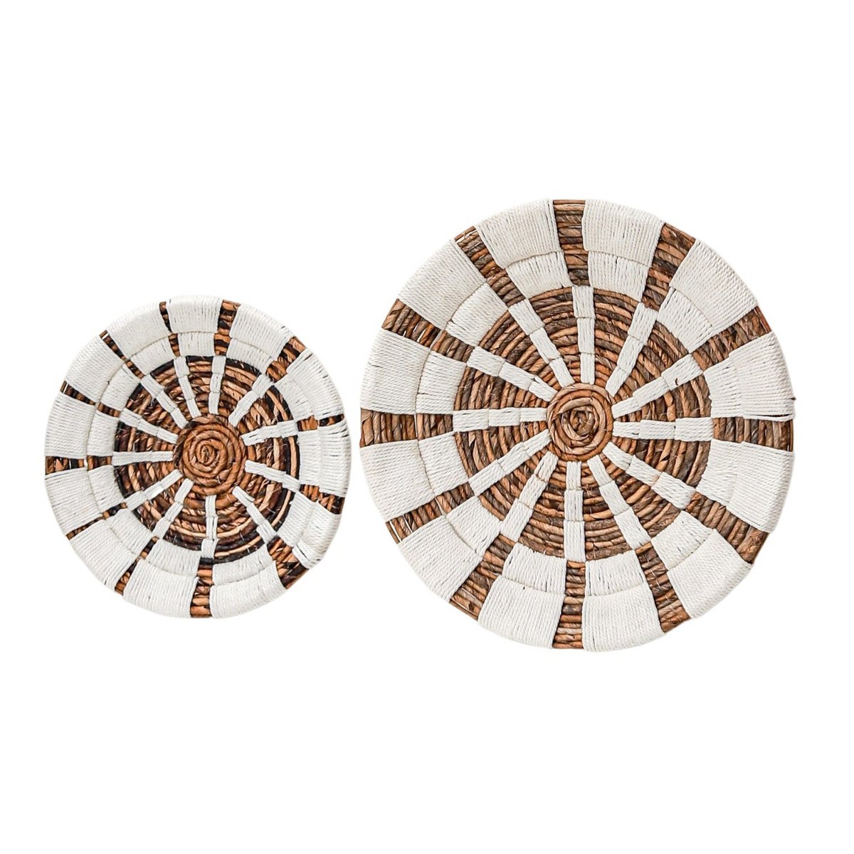 Wanddekoration | Wandkorb | Wandkorb | Dekoschale HUTAN aus Bananenfaser (2 Größen)