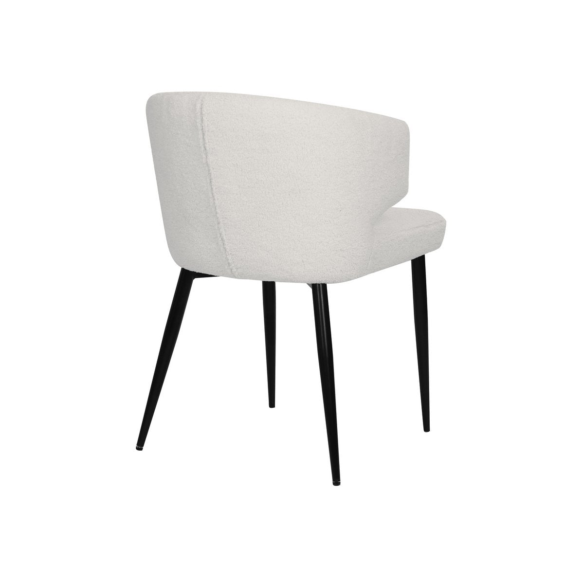 Armlehnstuhl 2er Set mit Bezug aus Teddyfell