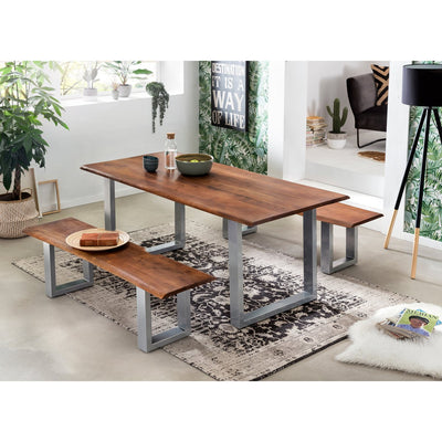 Tisch 160 x 85 cm mit Baumkante wie gewachsen