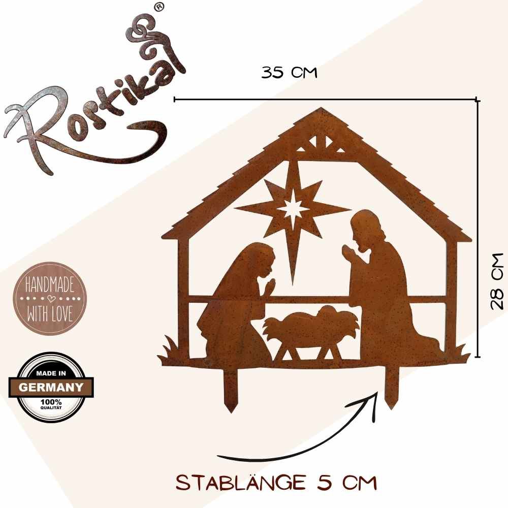 Weihnachten Krippe zum stecken