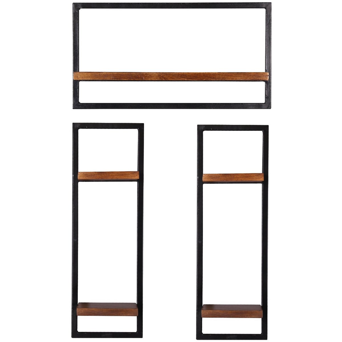 Wandregal-Set, 3-teilig