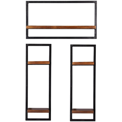 Wandregal-Set, 3-teilig