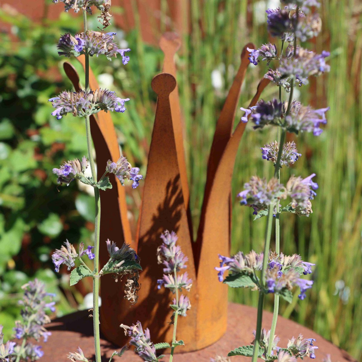 Deko | Metall Krone schmal | Gartendeko Vintage | Wohnaccessoires für Ihr zu Hause