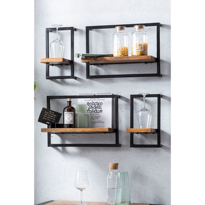 Wandregal-Set, 4-teilig